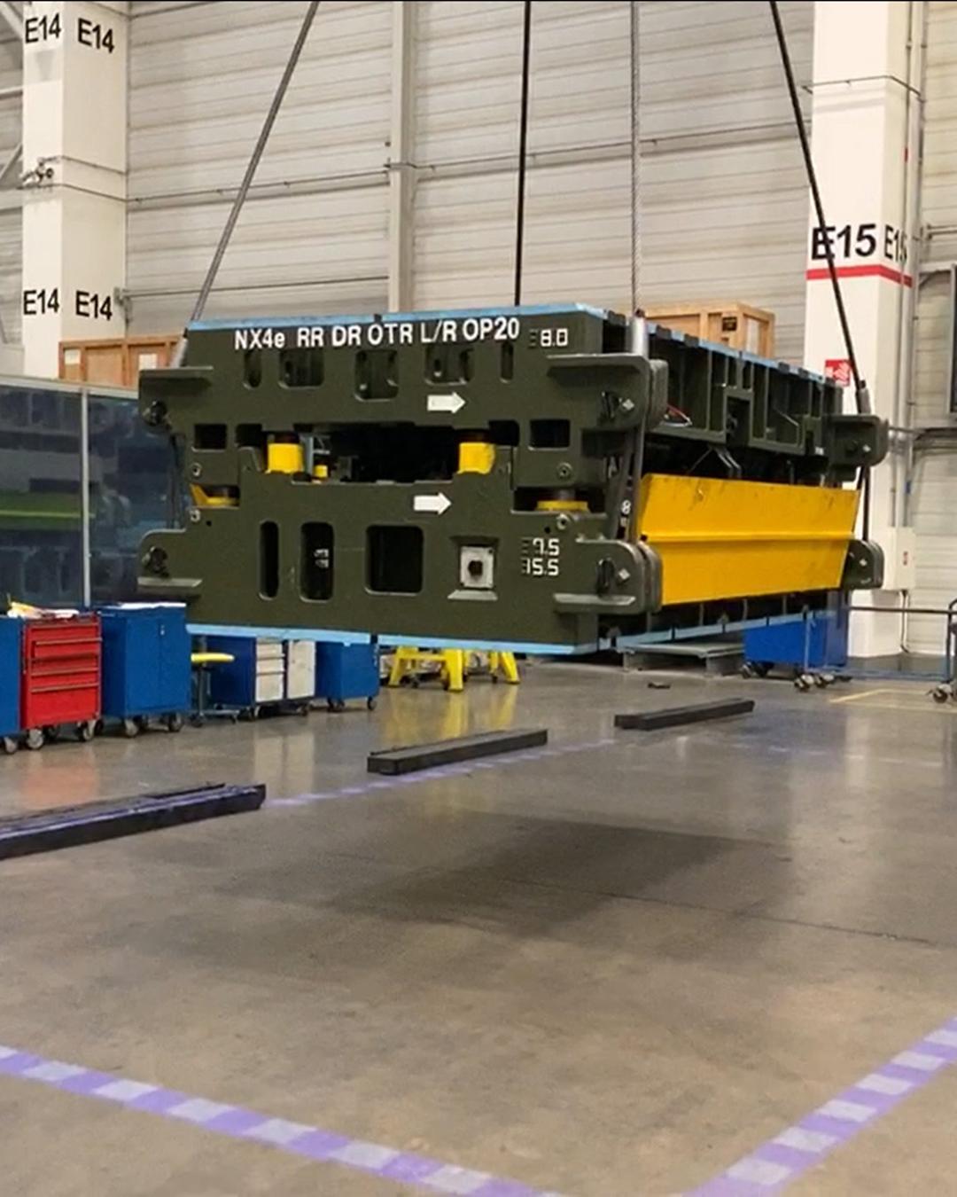 LED floor marking system for EOT crane | ALIS Tech Ltd.