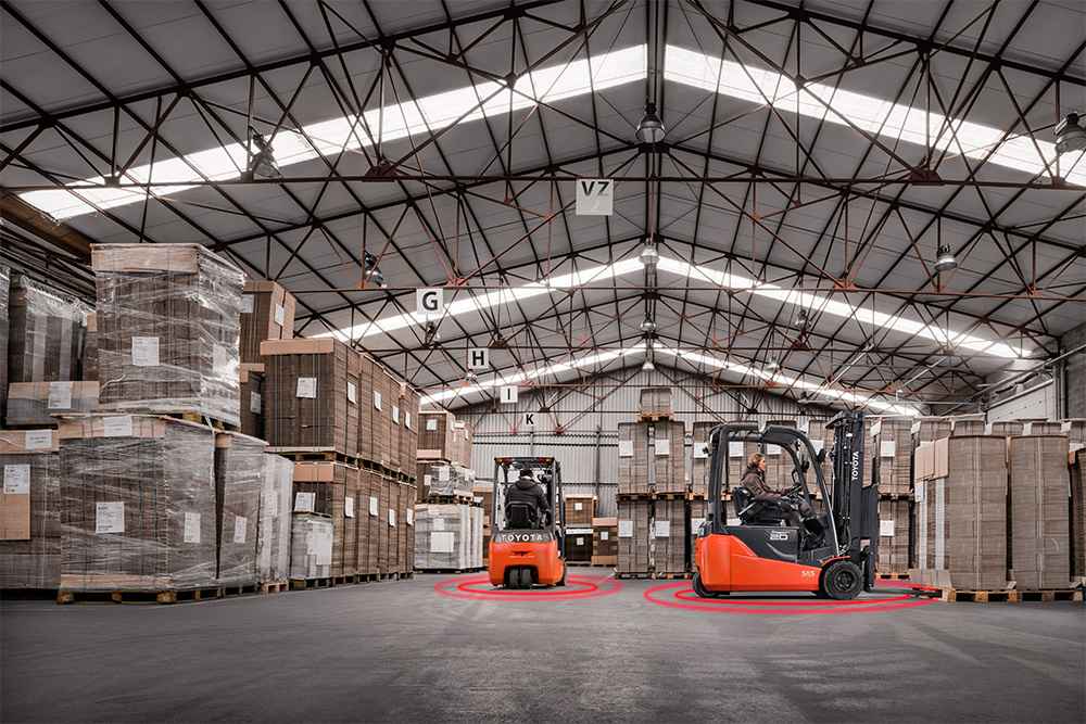 Forklift collision avoidance system